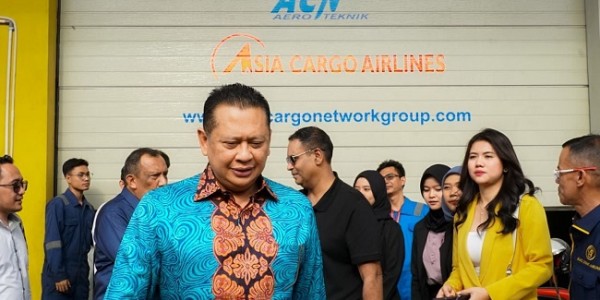 Kunjungi PT ACN Aero Teknik, Ketua MPR RI Dukung Pembangunan Kertajati Aircraft Maintenance