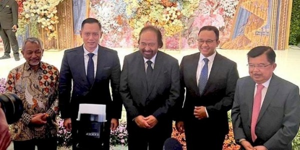Anies Diapit Tiga Ketua Umum Parpol, Bahas Apa?