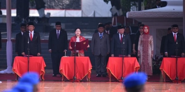 Puan Bacakan Ikrar di Upacara Peringatan Hari Kesaktian Pancasila