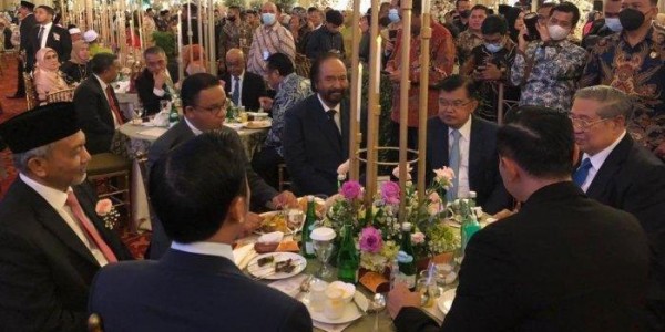 Anies Satu Meja dengan SBY-JK-Paloh di Acara Petinggi PKS, Ini yang Dibahas
