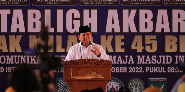 Prabowo: Jokowi Pimpin Indonesia dengan Tenang di Tengah Krisis