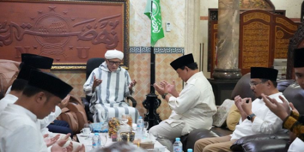 Prabowo Sowan ke Rais Aam PBNU, Bukan Minta Restu Capres