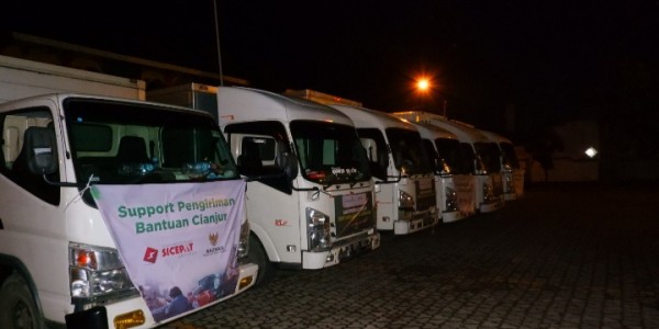 SiCepat Ekspres Gandeng BAZNAS Salurkan Bantuan Logistik untuk Korban Gempa Cianjur