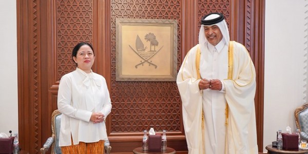 Bertemu Pimpinan Parlemen Qatar, Puan Dorong Peningkatan Investasi di RI