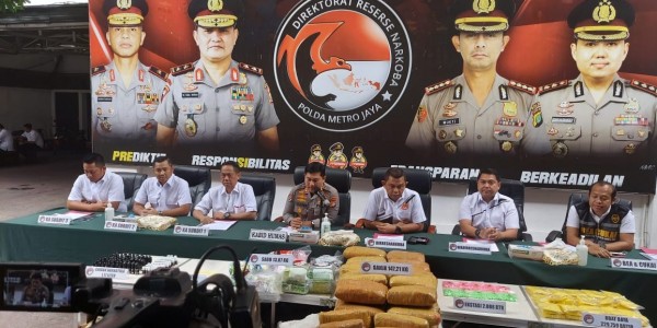 Operasi Nila Jaya, Polda Metro Sita 13 Kilo Sabu dan 147 Kilo Ganja