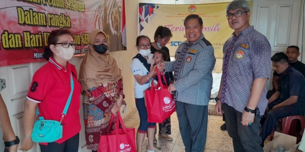 Hut Ormas Gepenta Ke 22,  Parasian Simanungkalit Berikan Bantuan Sembako