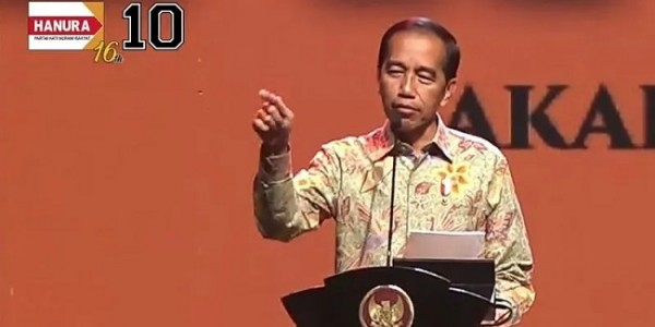 Jokowi: Belum Pernah dalam Sejarah, Hanya Hanura yang HUT-nya Dihadiri Presiden dan Wapres