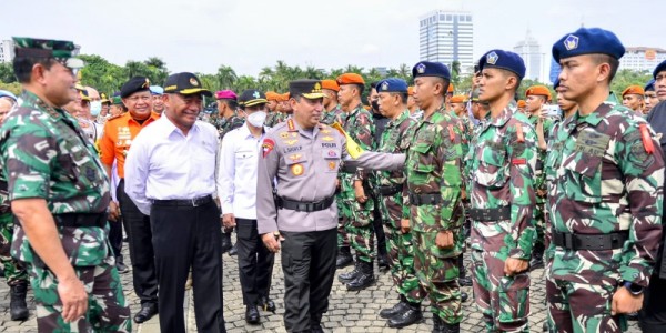 Siap Amankan Nataru, 166.322 Personel Gabungan Diterjunkan