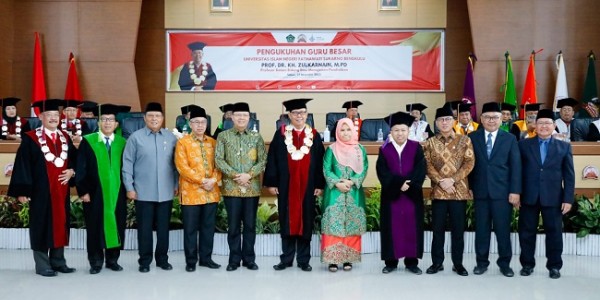 Hadiri Pengukuhan Guru Besar UIN Fatmawati Sukarno, Yandri Susanto: Menjadi Inspirasi Generasi Muda Bengkulu