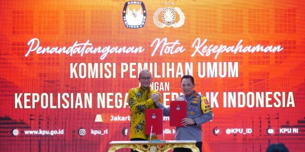 MoU dengan KPU, Kapolri: Persatuan dan Kesatuan Harga Mati