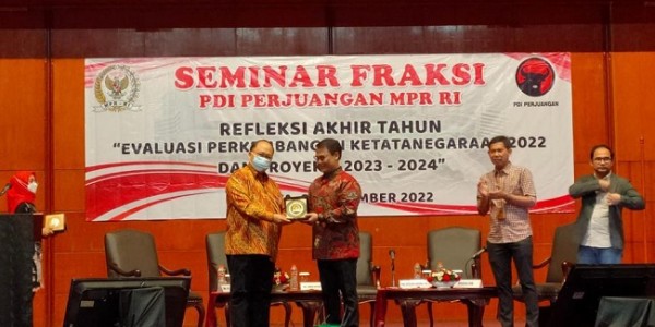 Refleksi Akhir Tahun 2022 Fraksi PDI Perjuangan MPR RI, Dari Pentingnya PPHN Sampai Antisipasi Resesi Dunia