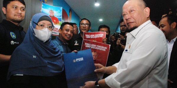 LaNyalla Resmi Daftar Sebagai Calon Ketum PSSI