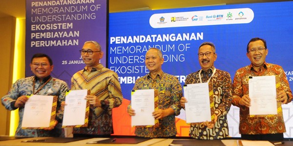 BTN Resmi Jadi Anggota Ekosistem Pembiayaan Perumahan
