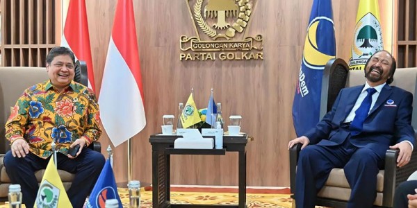 Pertemuan Golkar dan NasDem Upaya Benahi Komunikasi Politik Koalisi Pemerintah