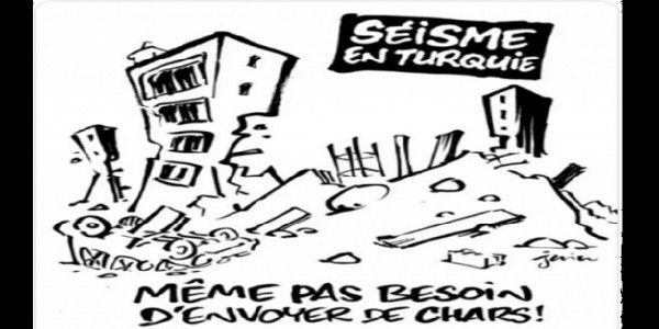 Biadab...Majalah Charlie Hebdo Mengolok-olok Gempa Bumi di Turki