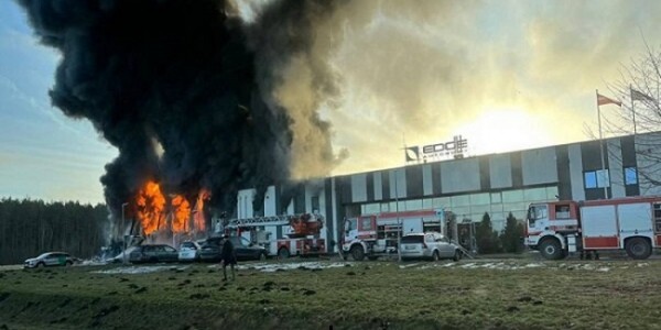 Pabrik AS yang Produksi Drone untuk Ukraina dan NATO Terbakar