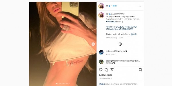 Jennifer Lopez dan Ben Affleck Miliki Tato yang Serasi