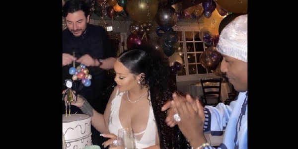 Rihanna Rayakan Milad ke-35 Bersama A$AP Rocky dan keluarga