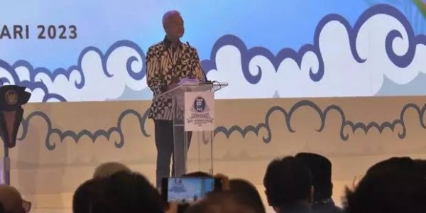 Ganjar Pranowo Diteriaki 'Presiden' Saat Hadiri Rakornas PAN