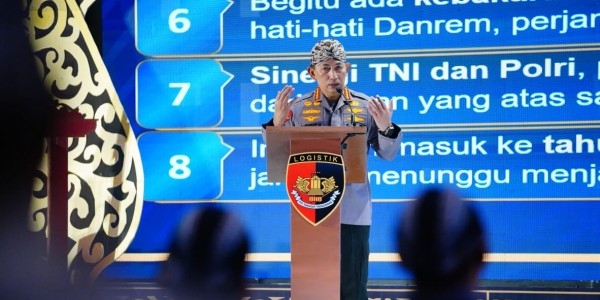 Kapolri: Optimalisasikan Fungsi Logistik untuk Kawal Kebijakan Pemerintah hingga Amankan Pemilu