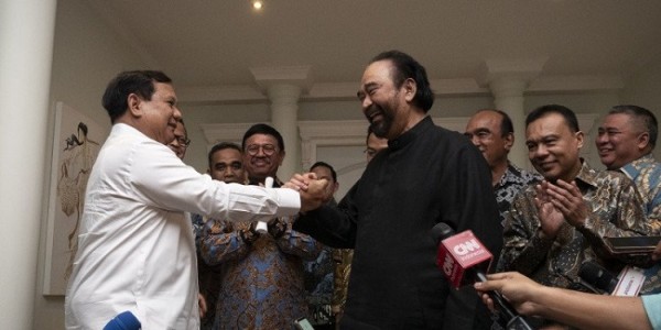 Surya Paloh Kunjungi Kediaman Prabowo Subianto Siang Ini 