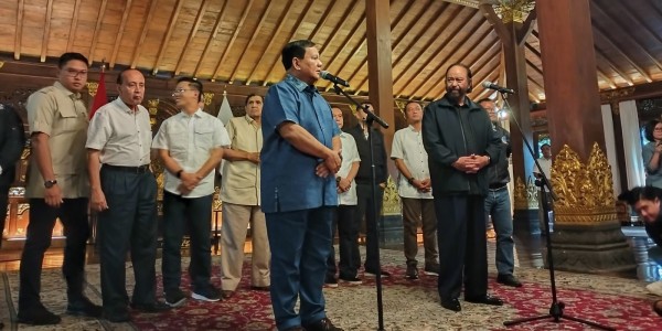 Prabowo Sebut Pertemuannya dengan Surya Paloh Adalah Pertemuan Persahabatan