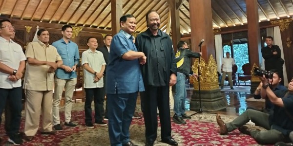 Soal Putusan PN Jakpus, Prabowo dan Surya Paloh Satu Suara