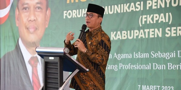 Yandri Susanto Ajak  Penyuluh Agama Islam Ikut Menyelesaikan Persoalan Bangsa dan Negara