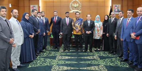 Pimpinan MPR RI Terima Kunjungan Perguruan Tinggi Pertahanan Nasional NDC Uni Emirat Arab  