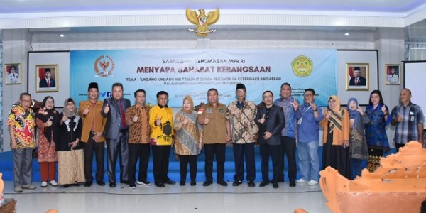 Sarasehan Kehumasan MPR: Menyapa Sahabat Kebangsaan “Pentingnya Keterwakilan Daerah Dalam Lembaga Perwakilan Indonesia”