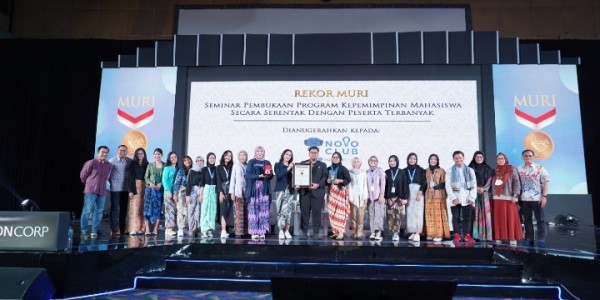 Dihadiri 30Ribu Mahasiswa, ParagonCorp Sukses Pecahkan Rekor MURI Lewat Gelaran Novo Club