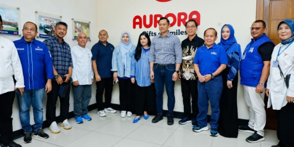 Dampingi AHY Ke Pabrik Boneka Aurora, Syarief Hasan Dukung Peningkatan Ekspor