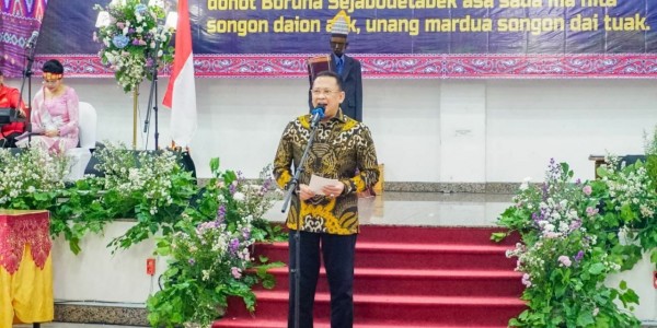 Ketua MPR RI Dukung Pembangunan Rumah Si Gale Gale di Pulau Samosir