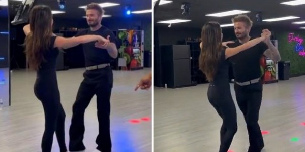 Video Victoria dan David Beckham Menari Salsa Viral di Medsos
