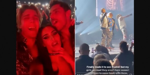 Hadir di Residensi Las Vegas, Kim Kardashian dapat Sapaan dari Usher 