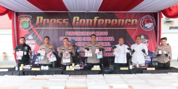 Polres Jakbar Gagalkan 37 Juta Butir Obat Terlarang, Senilai Hampir Rp 500 Miliar 