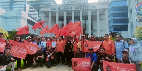 Partai Buruh Ajukan Uji Formil UU Cipta Kerja ke MK
