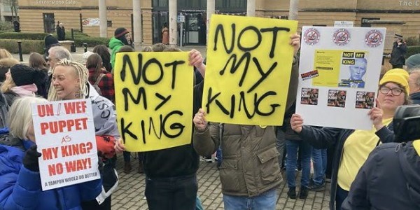 Upacara Penobatan Raja Charles III Diwarnai Demonstrasi Anti Monarki Inggris