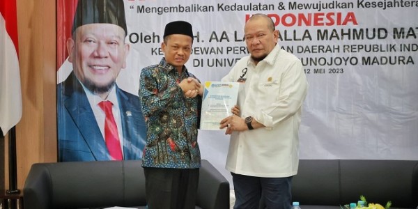Civitas Akademika Universitas Trunojoyo Titip Aspirasi untuk Diperjuangkan LaNyalla