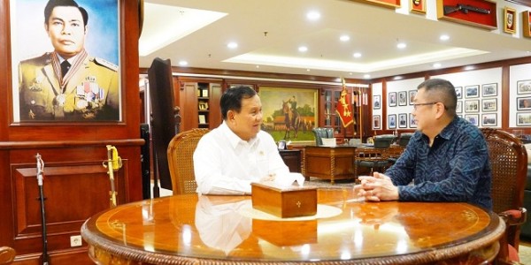 Usai Bertemu Hary Tanoe, Prabowo: Siapapun yang Berkuasa, Mari Kita berkomprom
