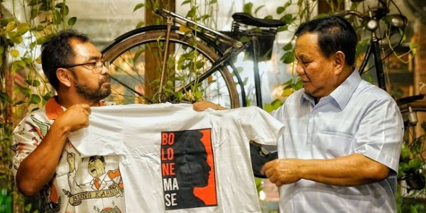 Di hadapan Prabowo, Relawan Jokowi: Saya Dukung Sampai Menang