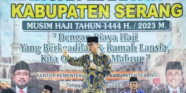 Hadir Dalam Bimbingan Manasik Haji, Yandri Susanto: Jagalah Tiga Hal; Hati, Kesehatan, dan Nama Baik Indonesia