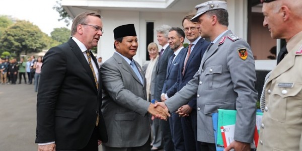Terima Kunjungan Menhan Jerman, Prabowo: Kerja Sama Pertahanan Indonesia dan Jerman 
