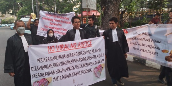 Sejumlah Advokat Gelar Aksi di Depan Kantor Kemenkopolhukam, Ini yang Disuarakan