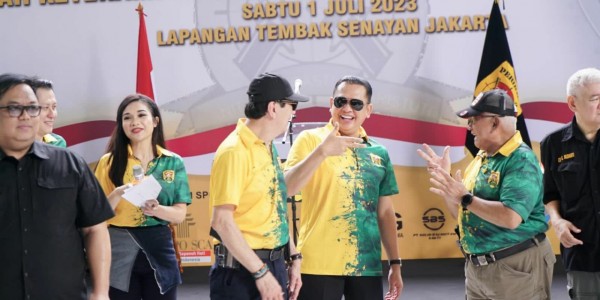 Bamsoet dan Menkumham Yasona Laoly Apresiasi Produksi Senjata Api Olahraga