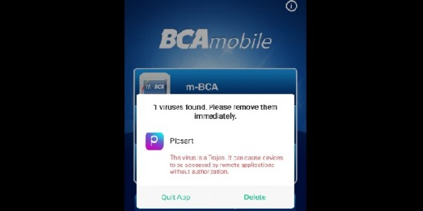 Soal Peringatan Virus di BCA Mobile, Ini Penjelasan BCA