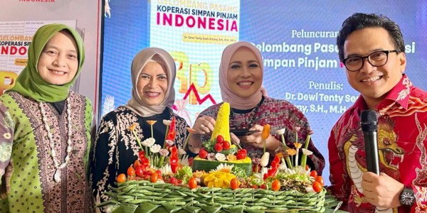 Ketua MPR RI Apresiasi Peluncuran Buku 'Gelombang Pasang Koperasi Simpan Pinjam Indonesia'