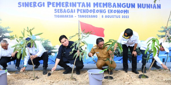 Bank BTN Revitalisasi Taman Hijau di Lingkungan Perumahan