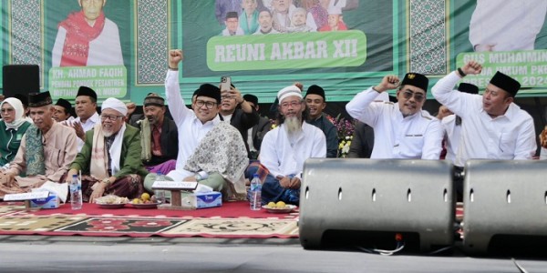 Ribuan Alumni al-Musri Cianjur Nyatakan Sikap Dukung Cak Imin Nyapres