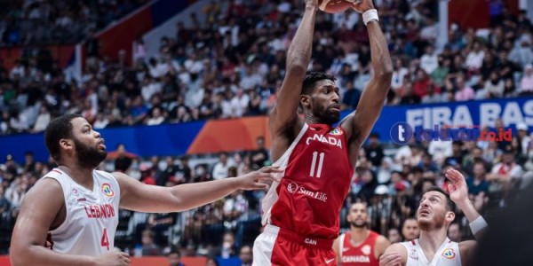 FOTO: FIBA World Cup 2023, Kanada Menang Mudah atas Lebanon 128-73